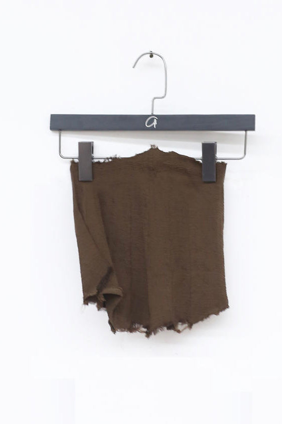 Marc Le Bihan 10-meter silk shrink elastic stretch tube top 26917 series France MLB-26917-SHENHE dark brown